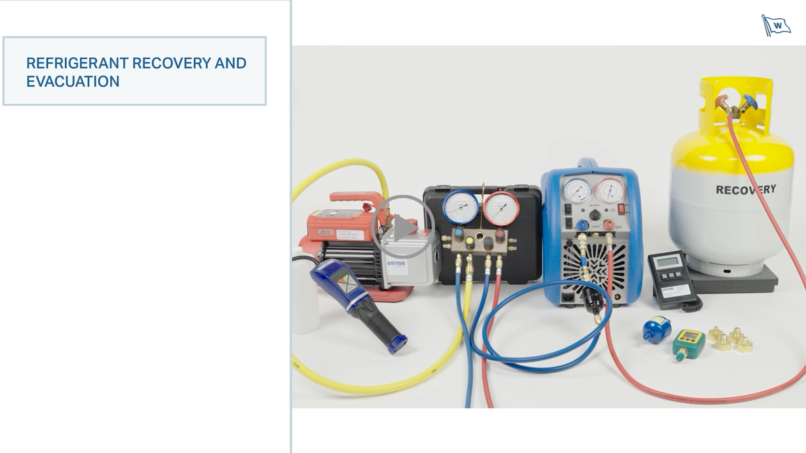 Unitor refrigerant recovery