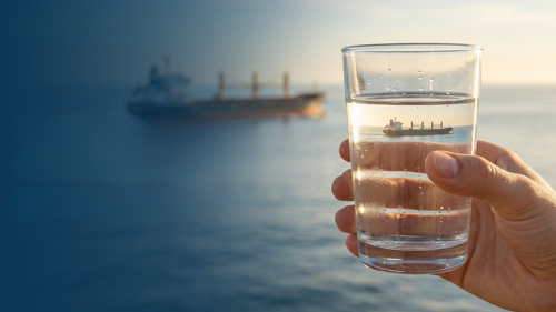from seawater to drinking water
